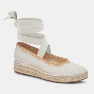 Dolce Vita Morgan Flats | Espadrille Wedge Platform Lace Up Ankle NWT